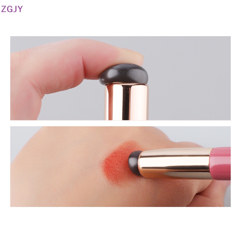 Cọ Trang Điểm Môi ZGJY Đầu Tròn Bằng Silicon Mềm Nhỏ Gọn Mới