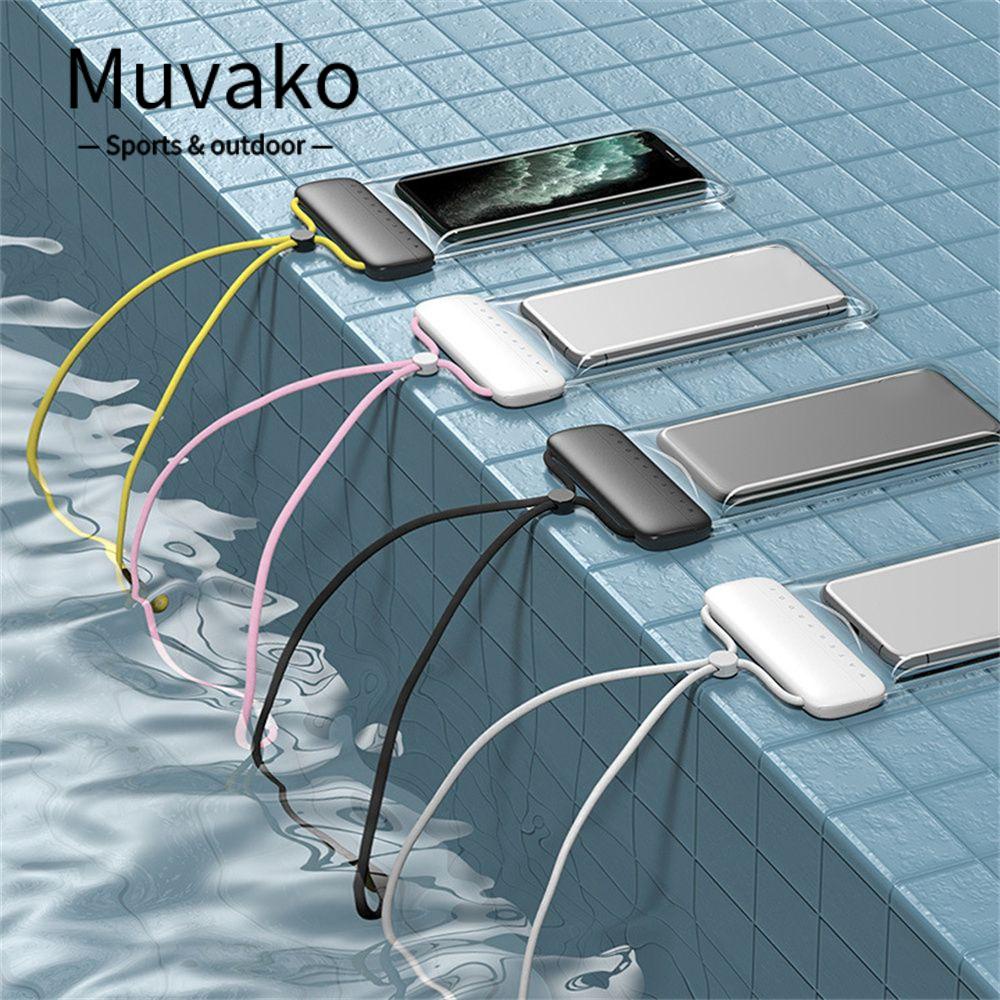 MUVAKO Túi Đựng Điện Thoại Trong Suốt Chống Thấm Nước Khi Đi Bơi / Lướt Sóng