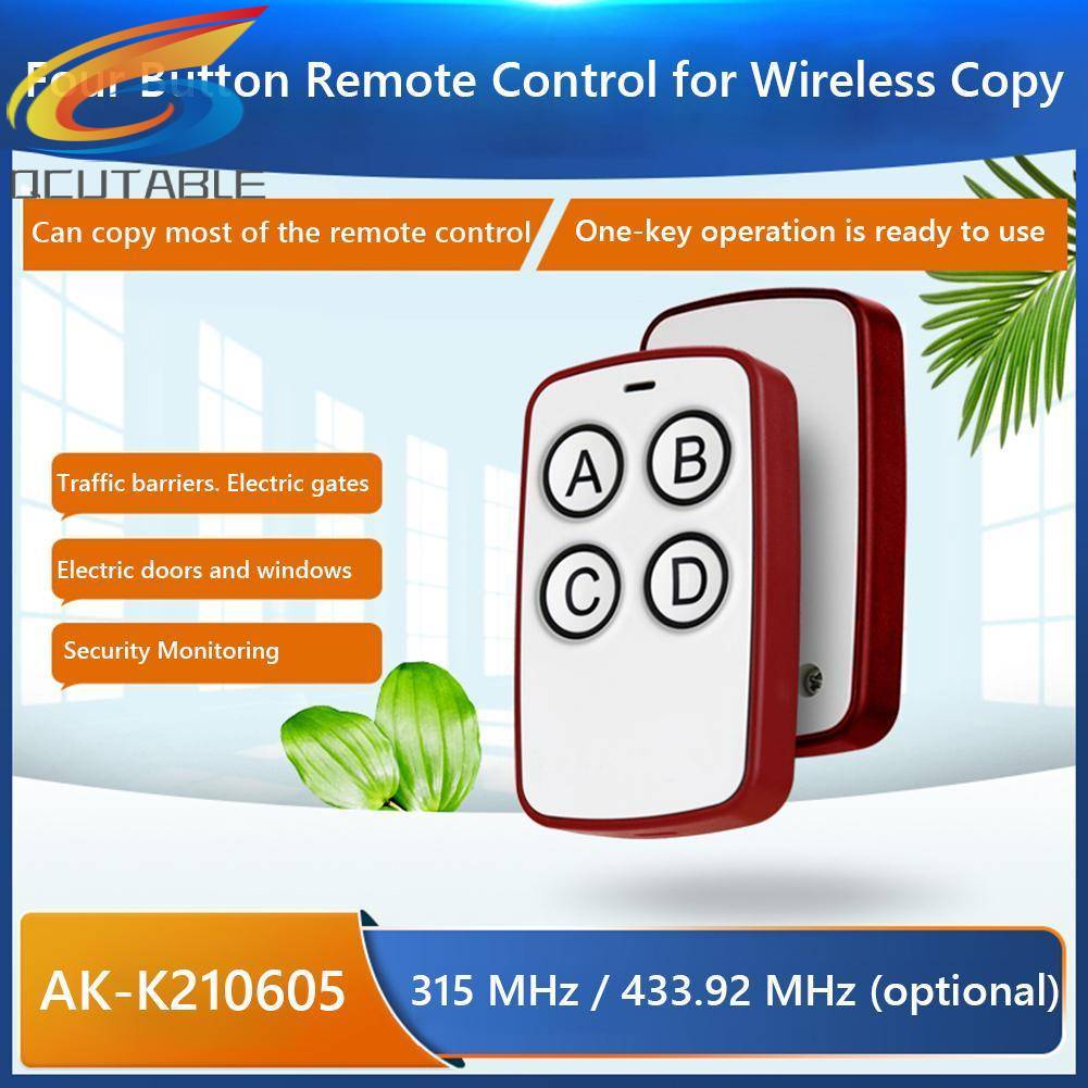 Giày AK-K-K-K Kiểu Dáng Trẻ Trung Cá Tính210605 Điều Khiển Từ Xa 4 Nút 315MHz / 433MHz