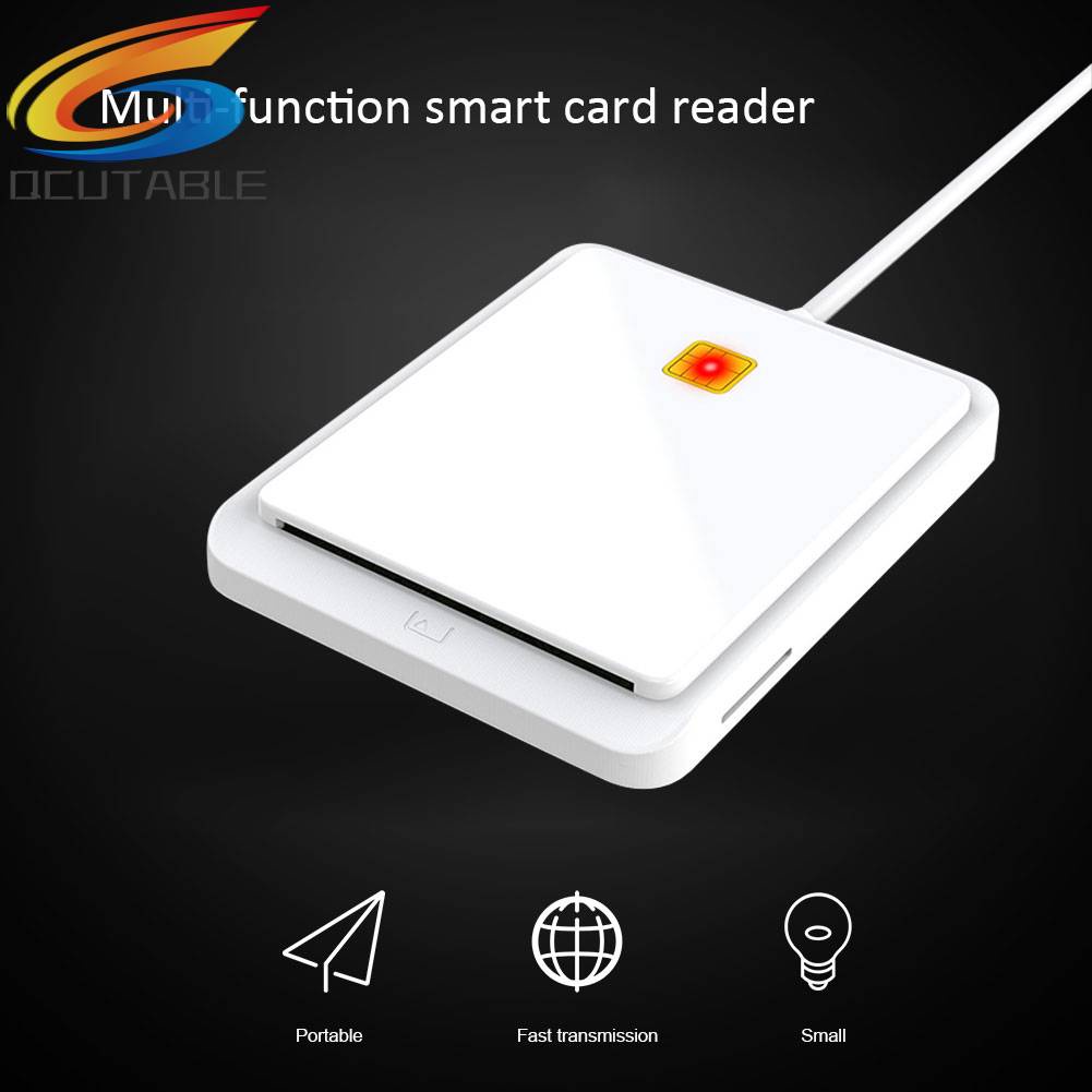 Đầu Đọc Thẻ Thông Minh USB 2.0 Cho Dac IC ID Bank SIM Card Windows 7 8 10 Vista