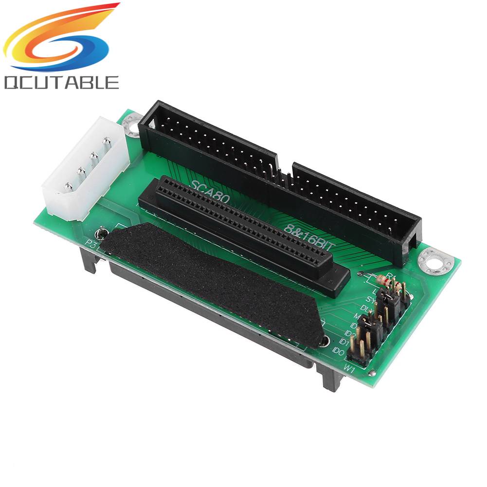 Bảng Mạch Chuyển Đổi Ổ Cứng SCSI SCA 80Pin Sang 68Pin Sang IDE 50Pin