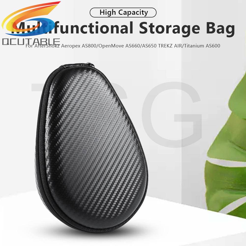 Hộp Da PU Đựng Tai Nghe Bluetooth Cho Aftershock Aeropex AS800