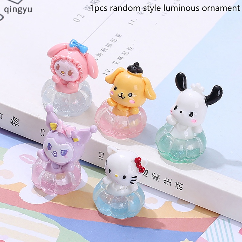 1 Tượng Đồ trang trí Nhân Vật Hoạt Hình Mini Bằng Nhựa Resin Phát Sáng Trang Trí Tiểu Cảnh