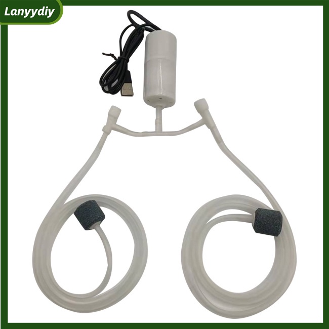 Máy Bơm Oxy Mini Siêu Êm Sạc Usb Cho Bể Cá
