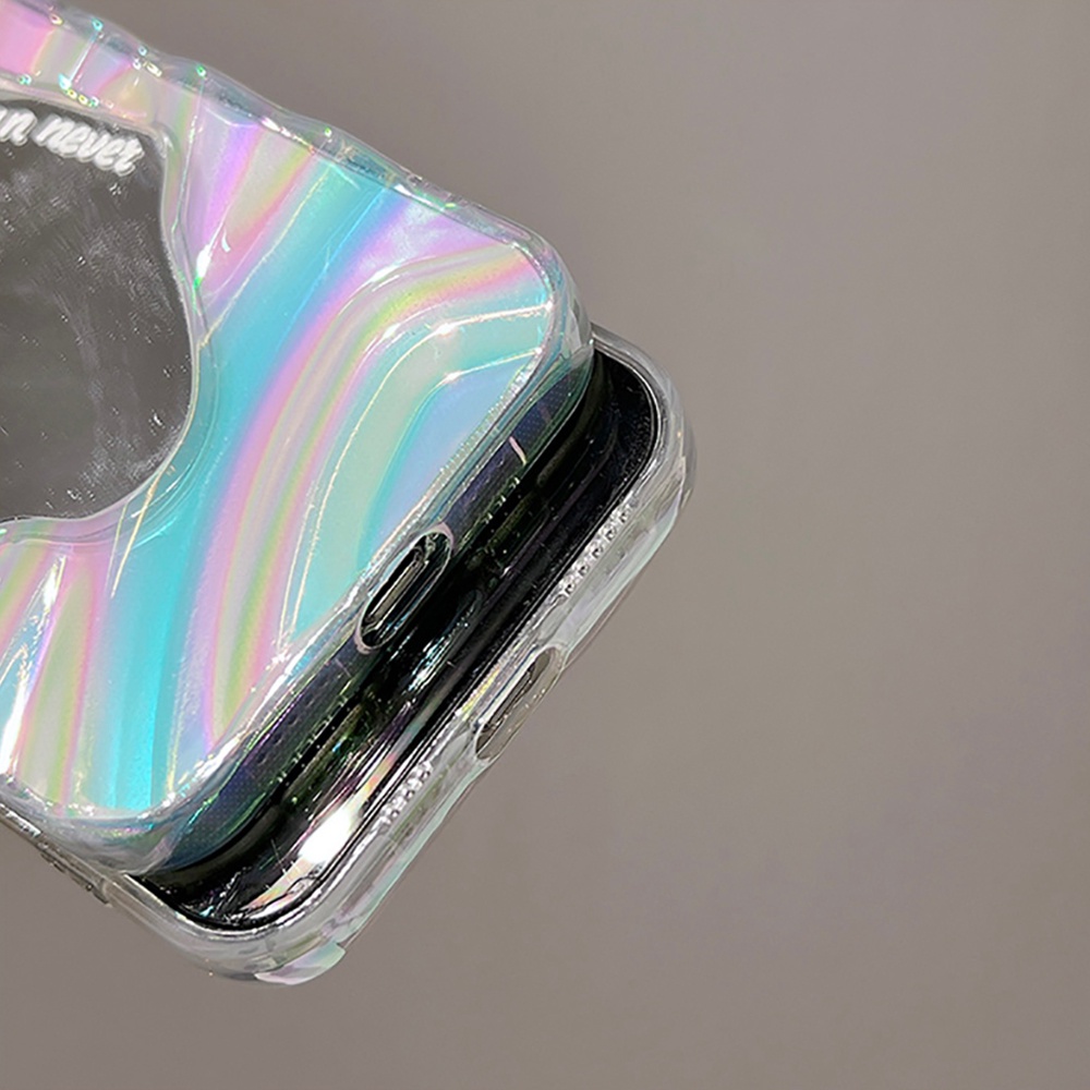 Ốp Điện Thoại TPU Mềm Chống Sốc Tráng Gương Màu Laser Sang Trọng Cho IPhone 11 12 13 14 Pro Max