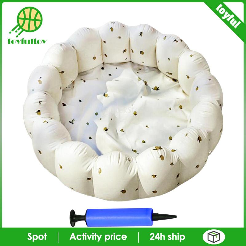 Hồ Bơi Bơm Hơi Mềm Mại Hình Cánh Hoa Cho Bé