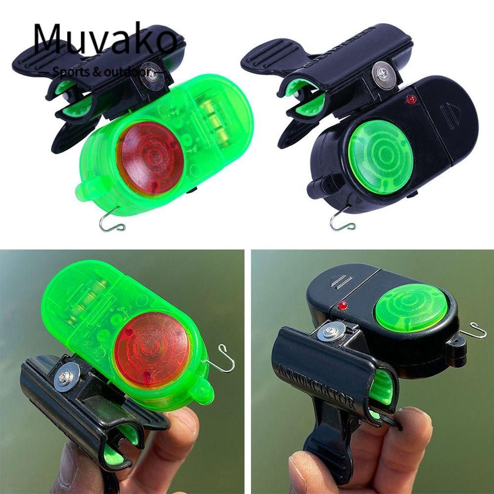 MUVAKO Chuông Báo Cá Cắn Câu Điện Tử Độ Nhạy Cao