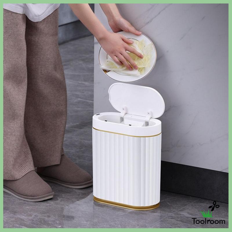 Thùng Rác Cảm Ứng Lớn Không Chạm Có Nắp Đậy