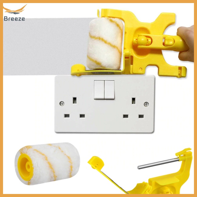 Bàn Chải Lăn Sơn Cắt Cạnh Với Tay Cầm Xoay Đa Năng An Toàn Tháo Gỡ Dễ Dàng