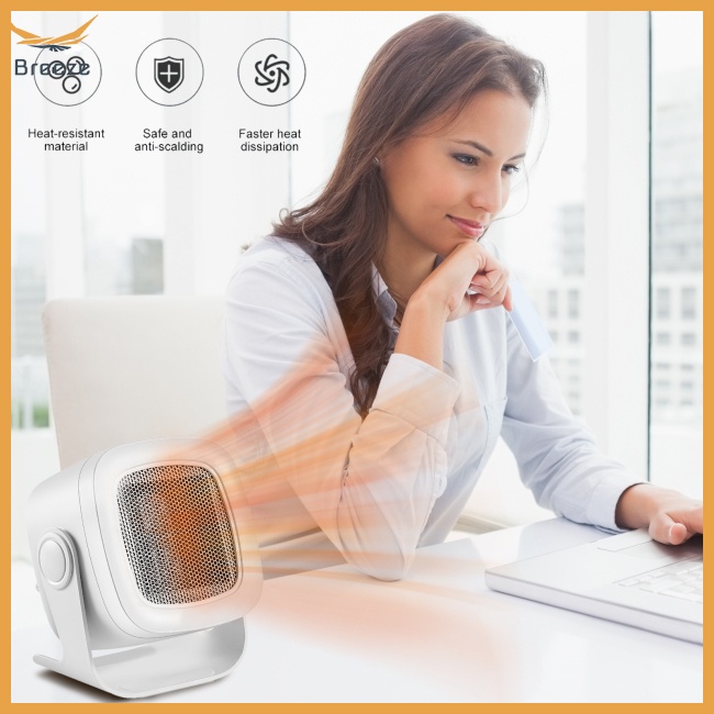 Quạt Sưởi 800w 45db Góc Rộng 90 Độ Ít Ồn Tiện Dụng Cho Phòng Khách / Phòng Ngủ / Văn Phòng