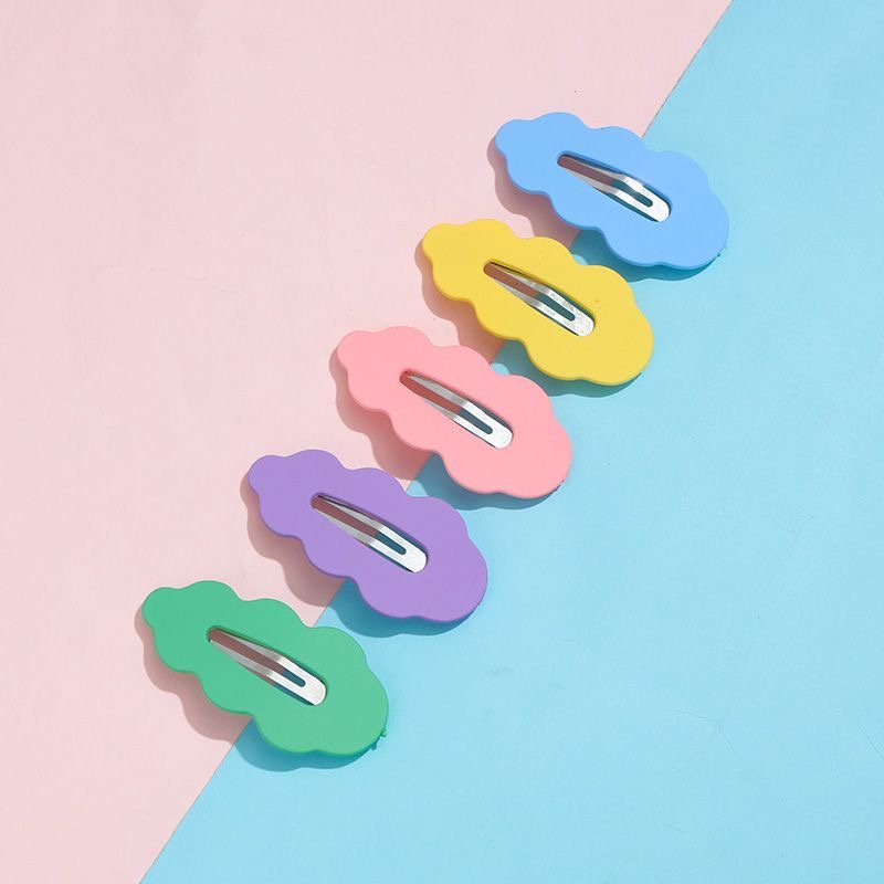 Kẹp Tóc BB Hình Đám Mây Hoạt Hình Nhiều Màu Dễ Thương Thời Trang