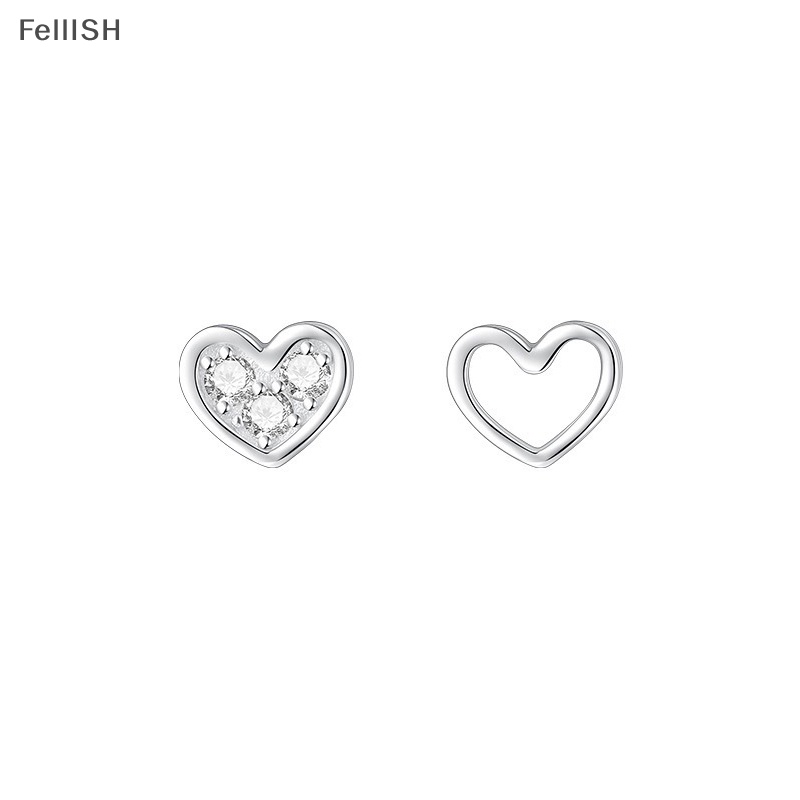 1 Đôi Bông Tai Hình Trái Tim Rỗng Thời Trang Dành Cho Nữ 439br