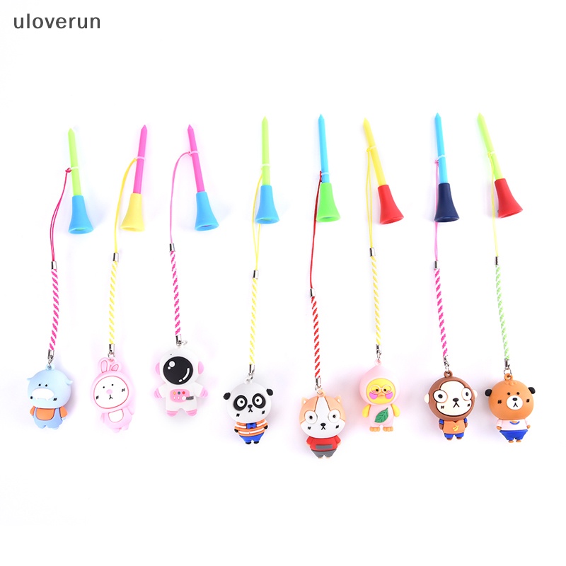 1 Phụ Kiện Giữ Bóng Golf Bằng Cao Su Họa Tiết Hoạt Hình Chống Mất Tiện Lợi