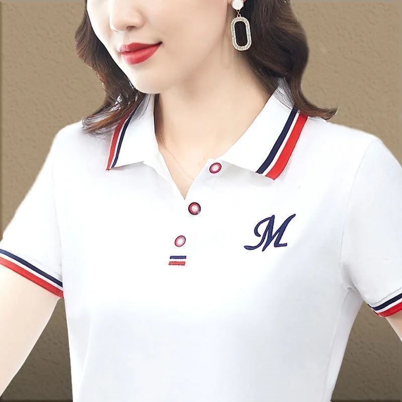 Áo Thun Polo Tay Ngắn Dáng Rộng Phong Cách Mới