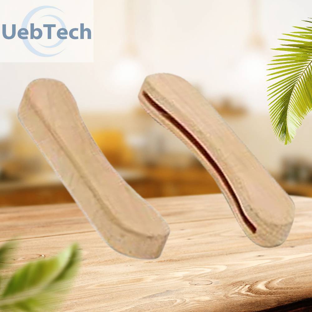 Set 2 Khay Nướng Bánh Có Tay Cầm Bằng Gỗ Chống Bỏng Cho Sân Vườn