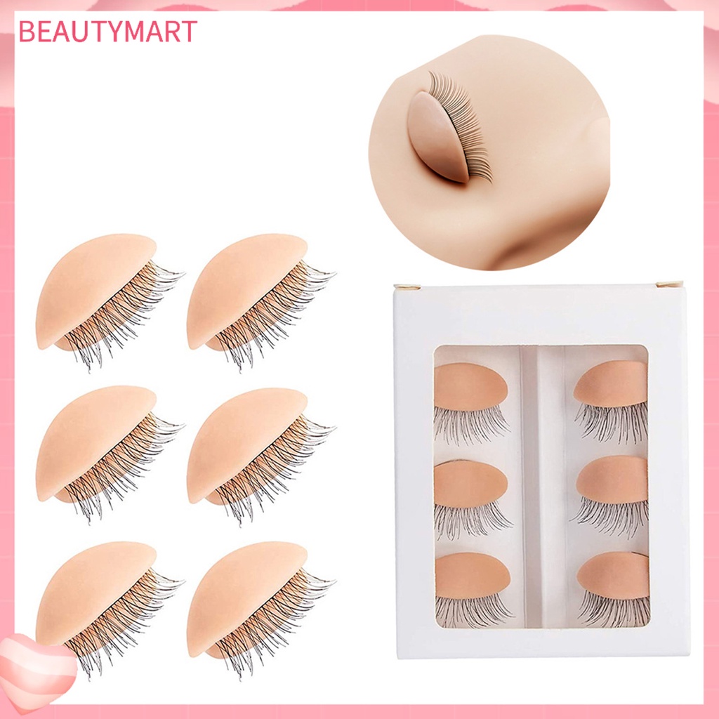 1 Bộ Lông Mi Giả Ba Chiều Luyện Tập Trang Điểm Ba Chiều Có Thể Tháo Rời