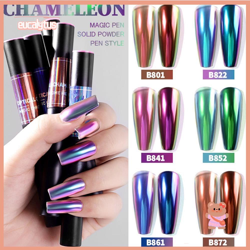 EUTUS Bút Trang Trí Móng Tay Nghệ Thuật 6 Màu Tùy Chọn Tiện Dụng Chất Lượng Cao