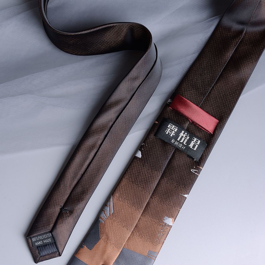 Cà Vạt Đồng Phục Màu Nâu Phong Cách Preppy Cổ Điển Dễ Phối Đồ