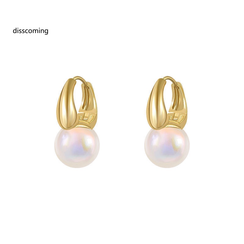 Áo Thun Tay Ngắn In Chữ SL| Đôi Bông Tai Ngọc Trai Thời Trang Cho Nữ