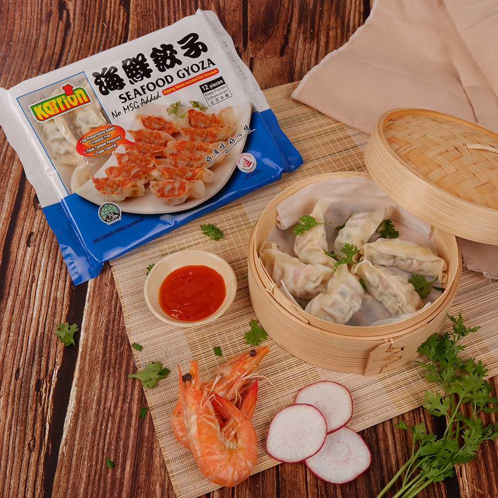 Sủi cảo kiểu Nhật nhân hải sản KARRION - Seafood Gyoza 192G/ 12 CÁI