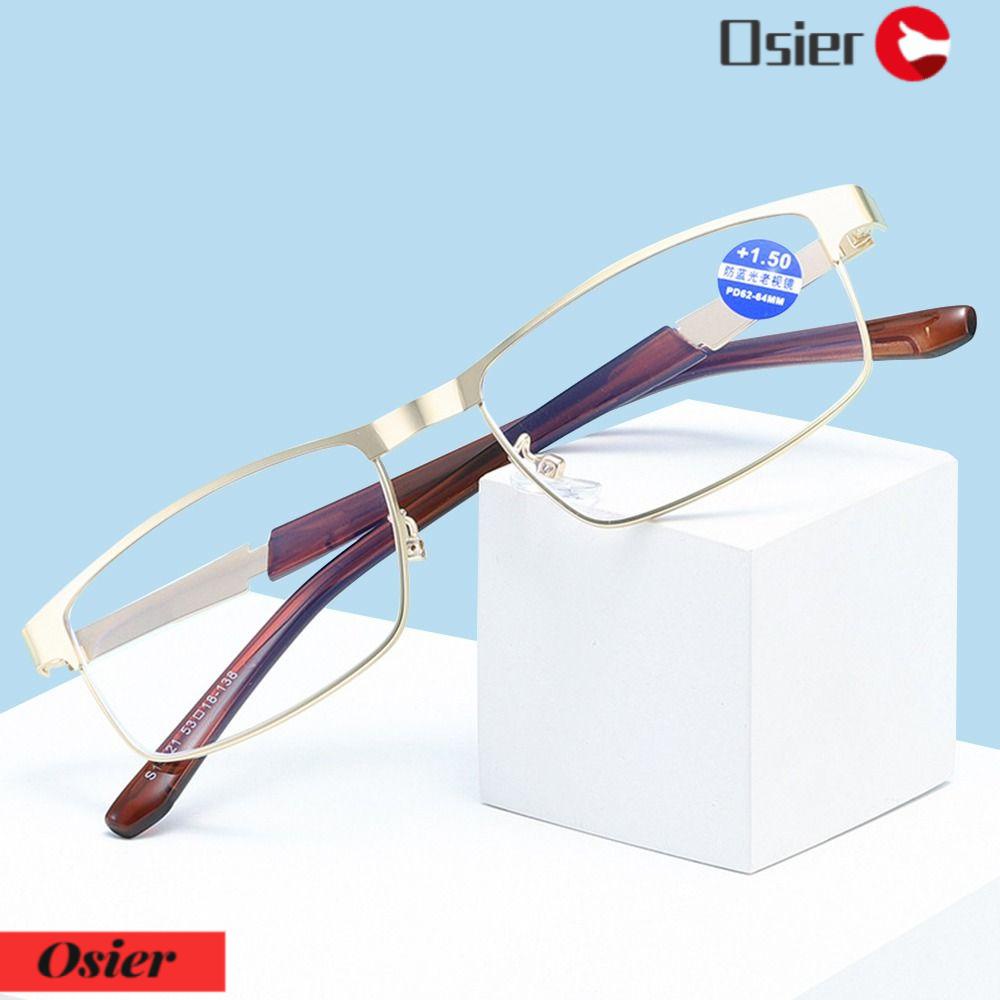 OSIER1 Kính Đọc Sách Chống Ánh Sáng Xanh Phong Cách Vintage Thời Trang