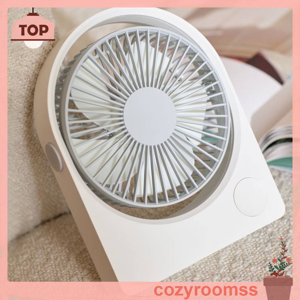 Quạt Để Bàn 2000mAh Có Thể Sạc Lại 9 Tiếng Tiện Dụng