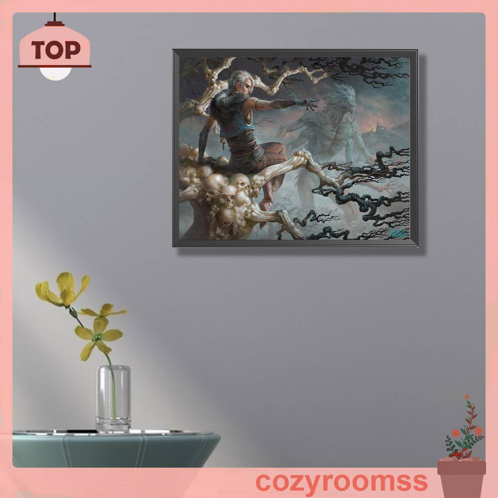 Tranh Đính Đá Kim Cương Toàn Bộ 5D DIY Hình Vẽ Trừu Tượng Trang Trí Nhà Cửa