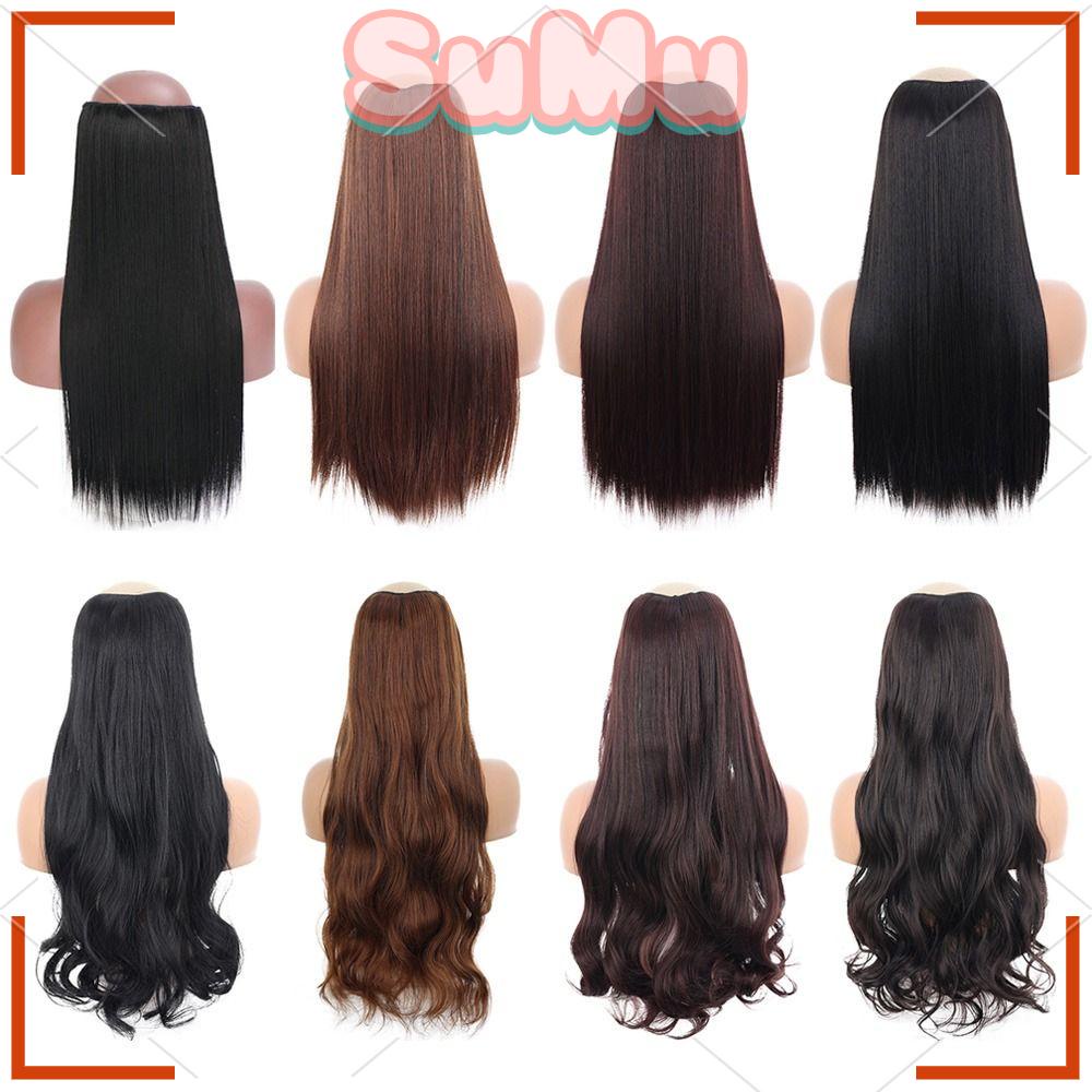 SUMU Bộ Tóc Giả Dài Xoăn Có Đệm Mút Mới Dành Cho Nữ