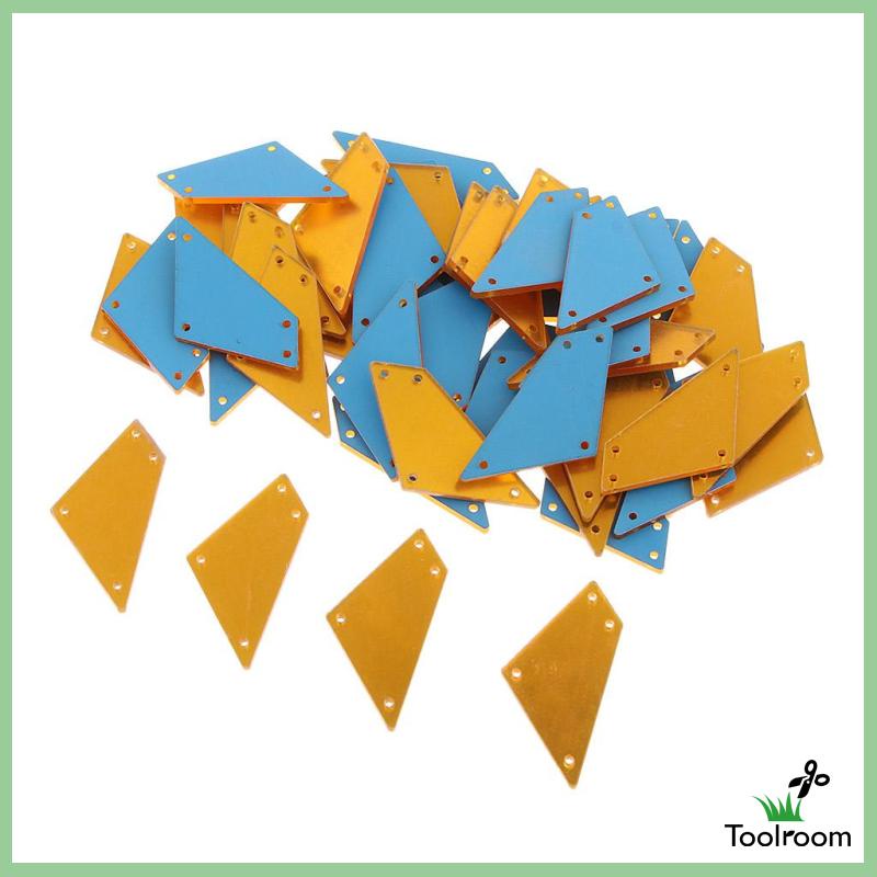 Bộ 50 Viên Đá Pha Lê Acrylic Dùng May Giày / Trang Trí Váy