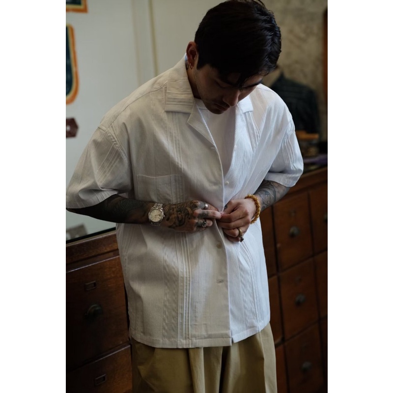 Áo Sơ Mi Tay Ngắn Họa Tiết Kẻ Sọc Đơn Giản Thời Trang Mùa Hè 2023 Phong Cách Nhật Bản Mới