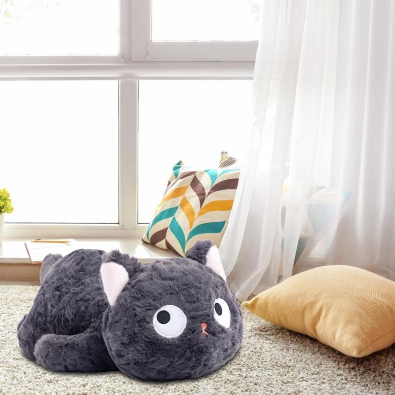 [Fenteer1] Đồ Chơi Mèo Nhồi Bông 23cm Đáng Yêu Dành Cho Nữ