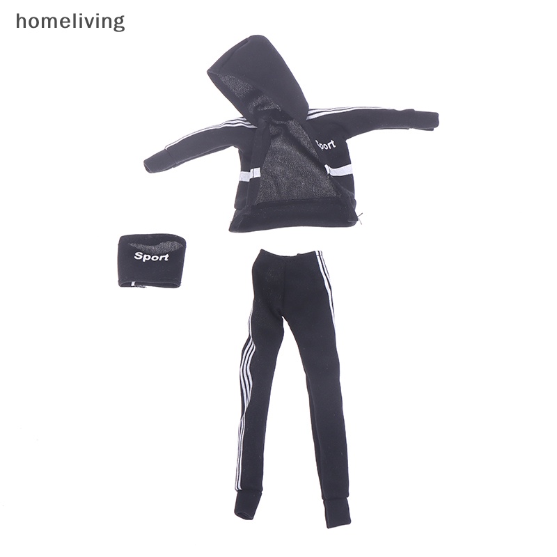 Set Đồ Thể Thao 3 Món Thời Trang Cho Búp Bê 1 / 6 30cm