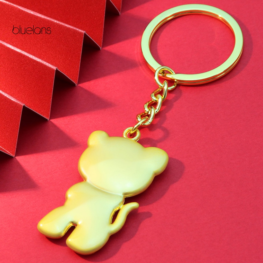 Móc Chìa Khóa Xe Hơi Bằng Hợp Kim Chống Mòn Họa Tiết Hổ Hoạt Hình