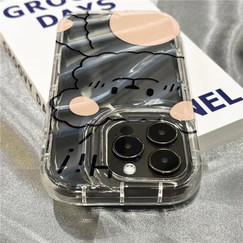 Ốp Điện Thoại Mềm In Hình Gấu Mập Cho Iphone14Promax Xr7 / 8 / 1312 / sins plus11