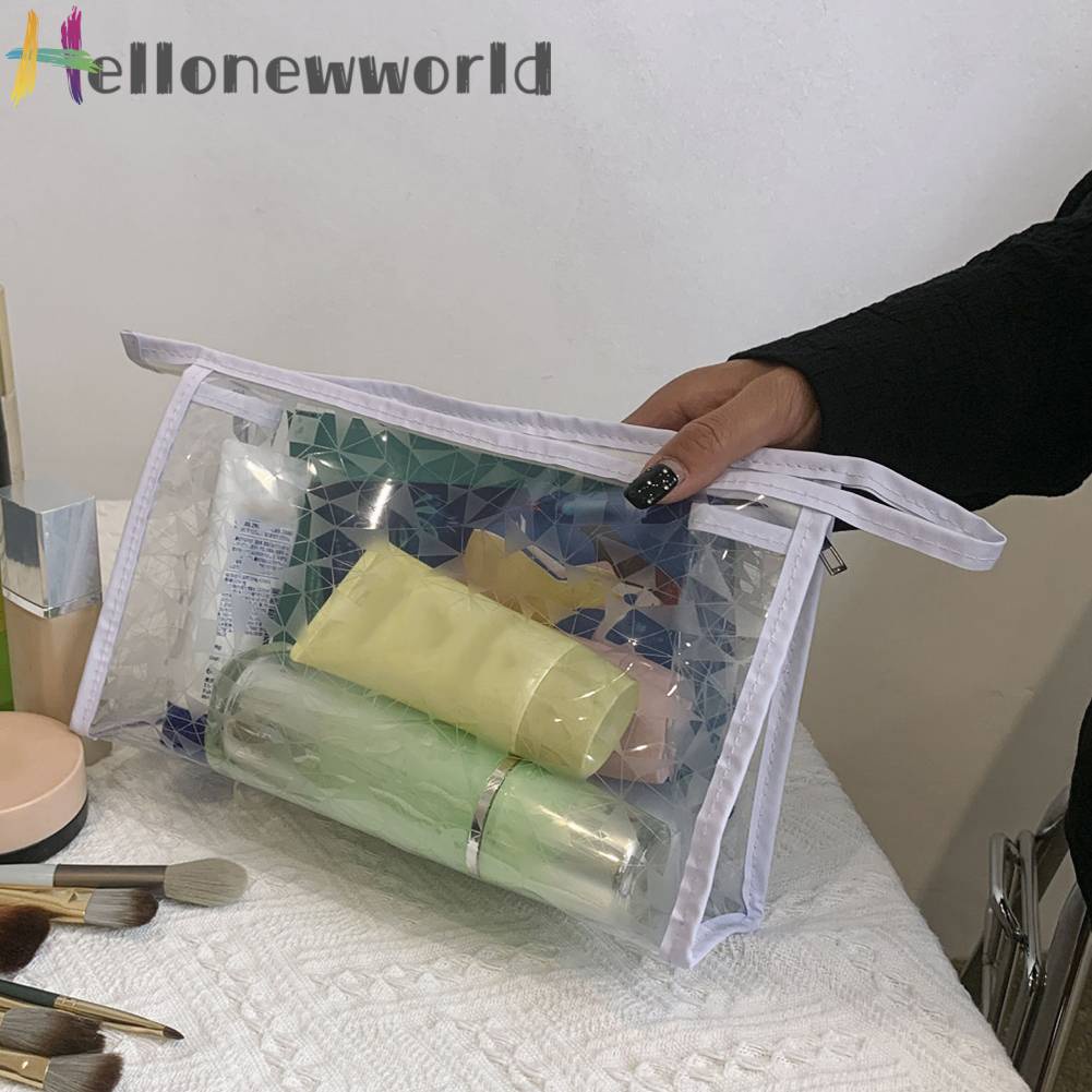 Túi Đựng Tiền Xu Bằng PVC Trong Suốt Sức Chứa Lớn Tiện Dụng