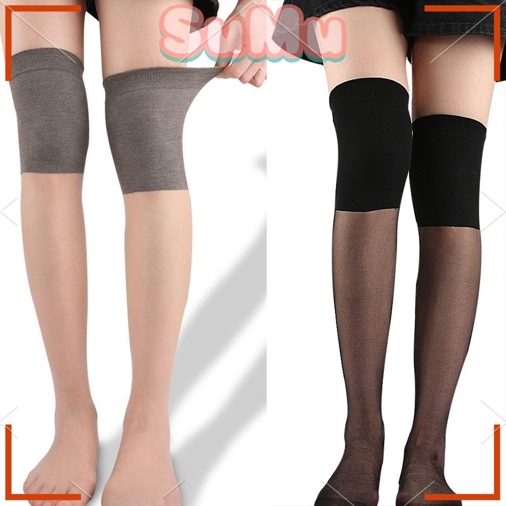 SUMU Vớ Mỏng Bảo Vệ Đầu Gối Bằng Polyester Không Dải Thoáng Khí Chất Lượng Cao Mùa Hè
