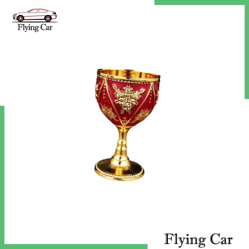 Cốc Uống Nước Mini 30ml Bằng Hợp Kim Phong Cách Châu Âu Cổ Điển