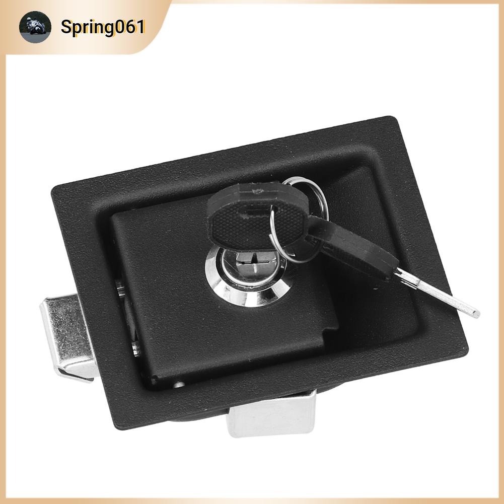 Spring061 RV Máy Phát Điện Tủ Cửa Vuông Hợp Kim Kẽm Với 2 Phím Sửa Chữa Thay Thế Cho Du Thuyền Nhà