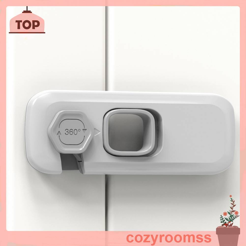 Set 5 Khóa Cửa Tủ Bằng Nhựa Bảo Vệ An Toàn Cho Bé Sự Bảo Vệ