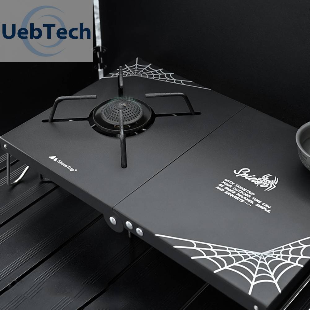 Bếp Ga Mini Bằng Nhôm Có Thể Gấp Gọn Tiện Dụng Mang Theo Du Lịch Cắm Trại