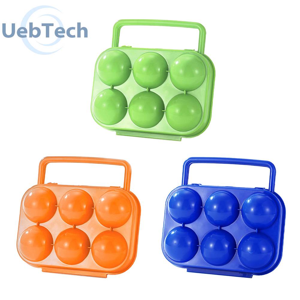 Hộp Đựng Trứng 6 Ngăn Chống Sốc Tiện Dụng Khi Đi Cắm Trại Ốp