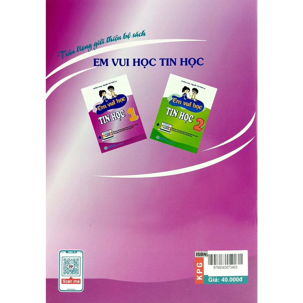 Sách Em Vui Học Tin Học 1