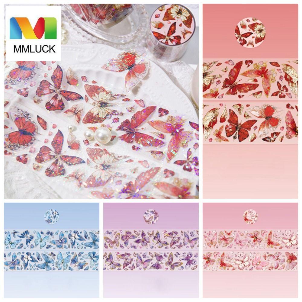Cuộn Băng Keo Handmade Hình Bướm Lấp Lánh Xinh Xắn