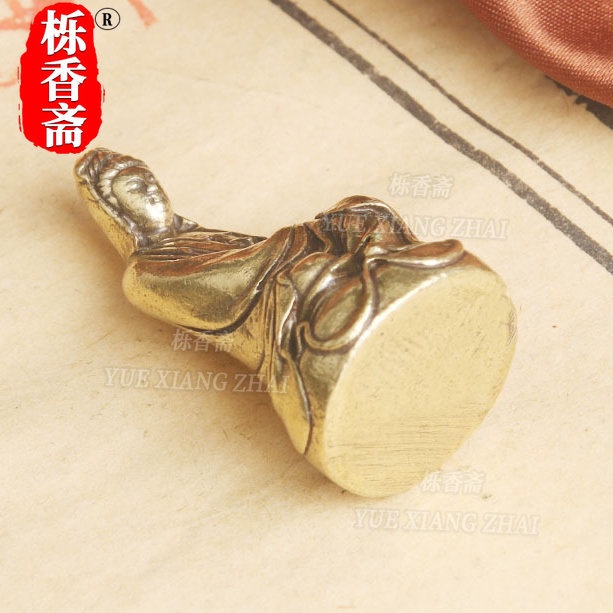 Guanyin master Tượng Phật Bằng Đồng Thau Để Bàn Trang Trí