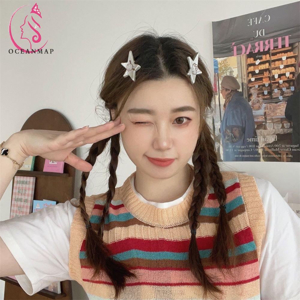 Kẹp Tóc Hình Ngôi Sao Kuromi Hoạt Hình Dễ Thương Cho Nữ