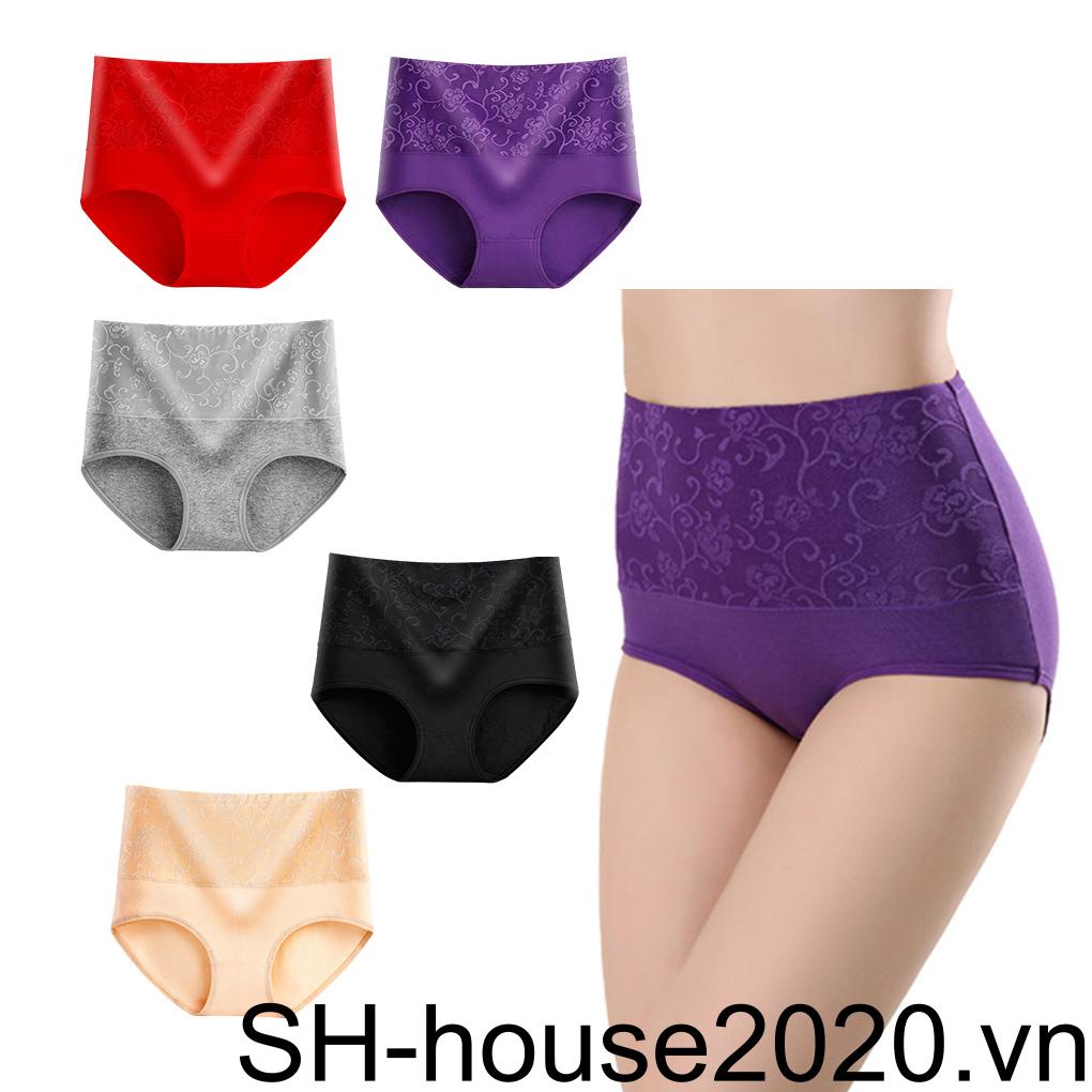 Quần Lót Cotton Plus Size Co Dãn Định Hình Cơ Thể Cho Nữ