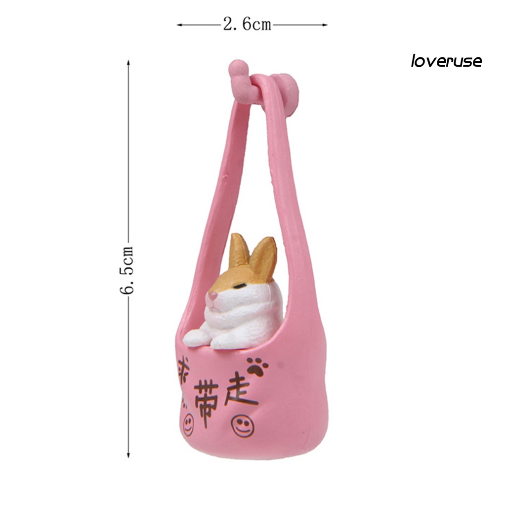 Đồ trang trí Thỏ Bunny Bằng PVC Trang Trí Tủ Lạnh Sáng Tạo