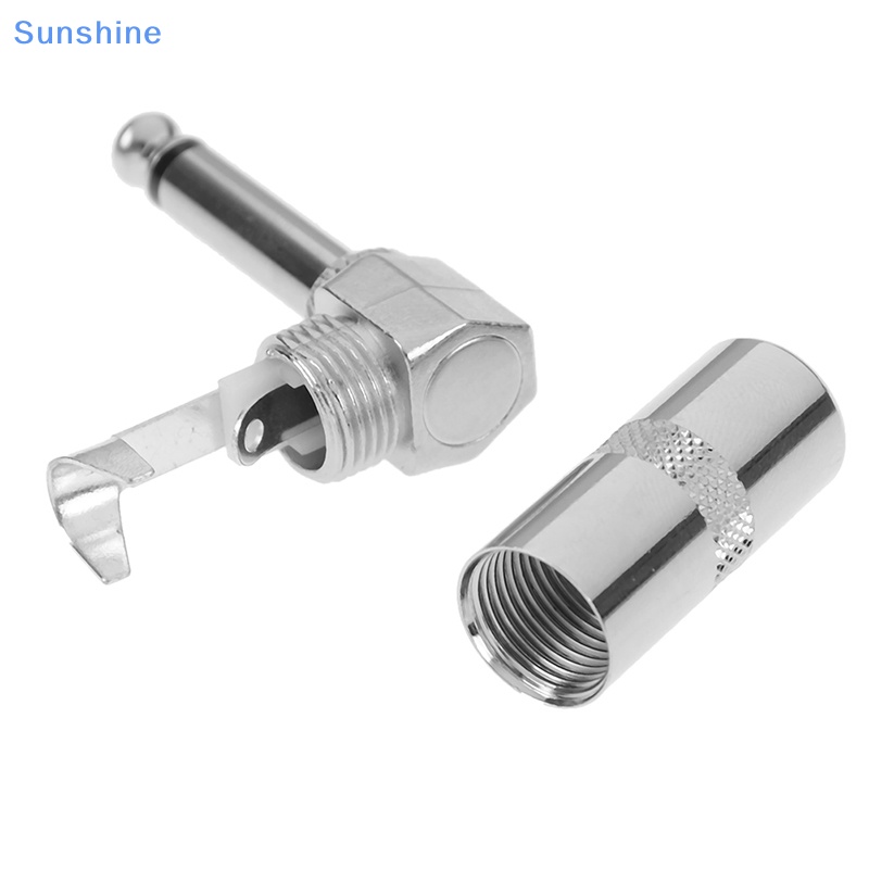 Đầu Nối Dây Đàn Ghi Ta Hình Chữ L Góc Phải 1 / 4 Inch 6.35mm