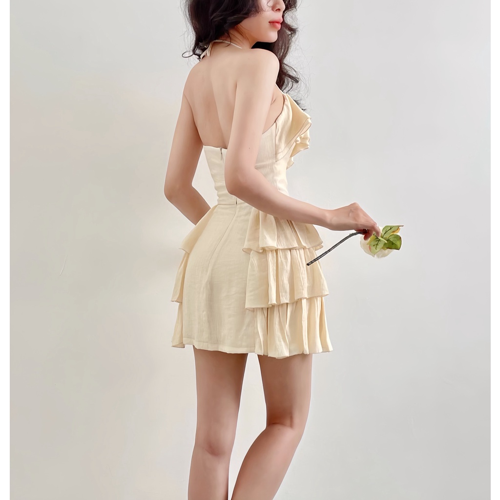 Đầm 2 dây xòe mini Emilyshop (T)