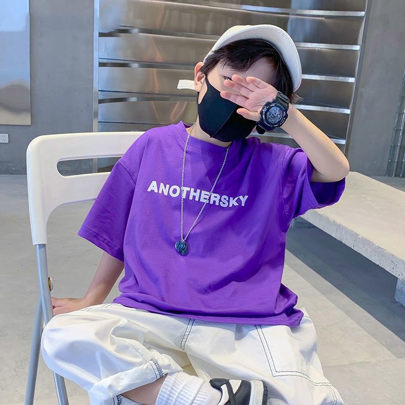 Mới Áo Thun 100% Cotton Tay Ngắn Unisex Cho Bé